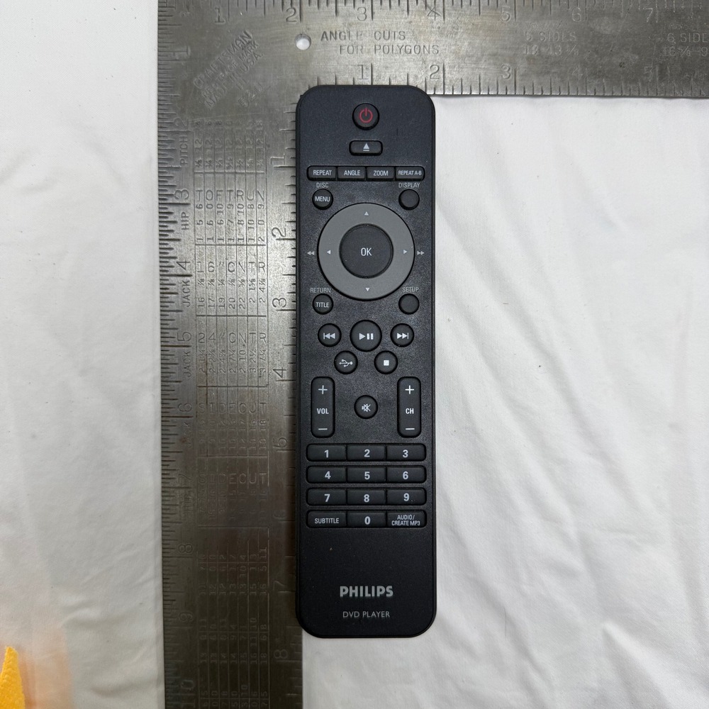 Philips‎ DVD Player Remote Black RC-5210 Replacement Controller
